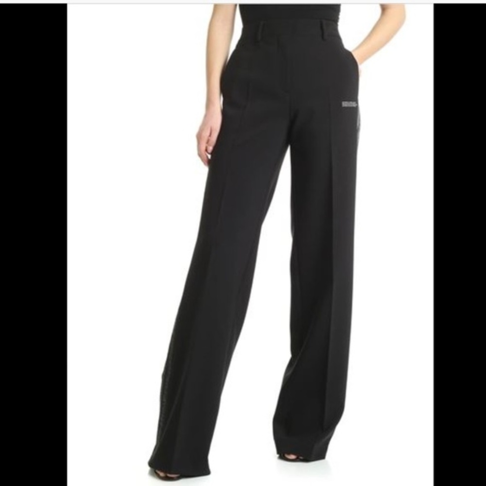$1400 Off White c/o Vilgil Abloh black slacks